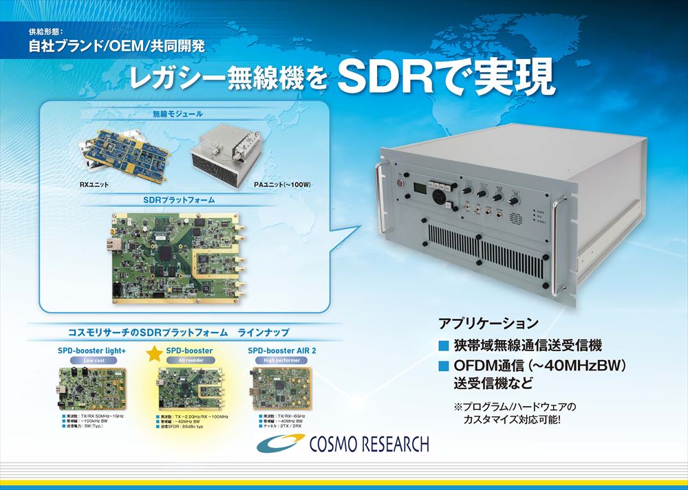 レガシーな無線機をSDRで実現